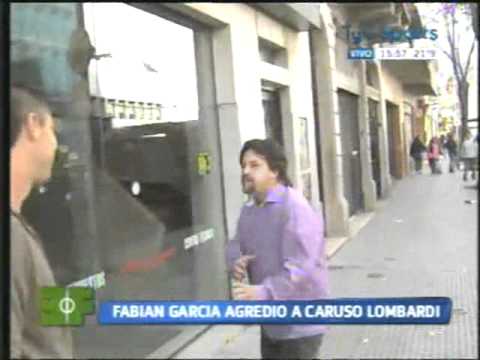 Caruso lombardi desquiciado a las piñas con fabian garcia (ayudante de madelon)