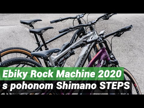 Ebiky Rock Machine 2020 s pohonom Shimano STEPS