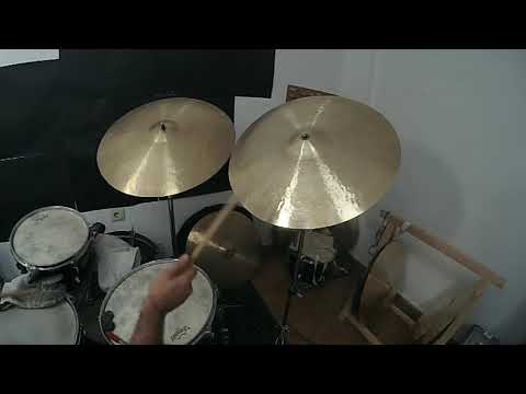 20" 1709g 1 rivet & 20" 1682g thin jazz ride cymbals MATTIA BOURGIS HANDMADE