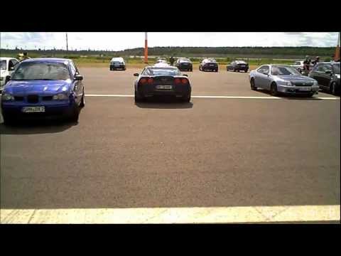 Chevrolet Corvette C6 Z06 BRUTAL Exhaust Sound Acceleration + Fast FlyBy