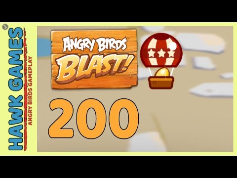 Angry Birds Blast Level 200 - 3 Stars Walkthrough, No Boosters