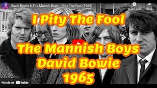 David Bowie Mannish Boys Jimmy Page I Pity The Fool