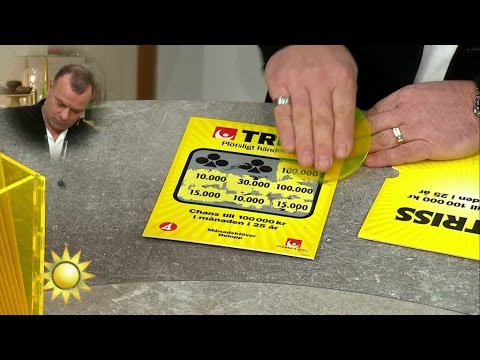 Triss-vinsten ska användas till nöjen - Nyhetsmorgon (TV4)