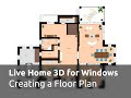 Live Home 3D for Windows Tutorials - Creating a Floor Plan