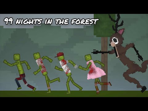 POOPY - SURVIVE 99 DAYS IN THE FOREST | MELON PLAYGROUND 32.1