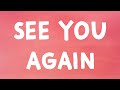 Wiz Khalifa See You Again Lyrics Feat Charlie Puth