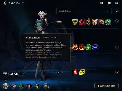 League of Legends wild rift Camille Build