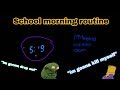 School morning routine