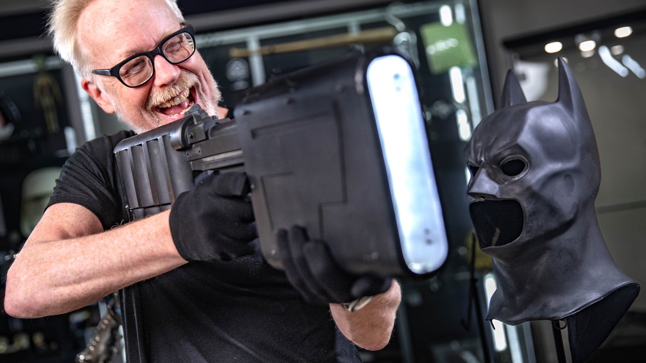 Adam Savage Wields Batman's Coolest Prop!
