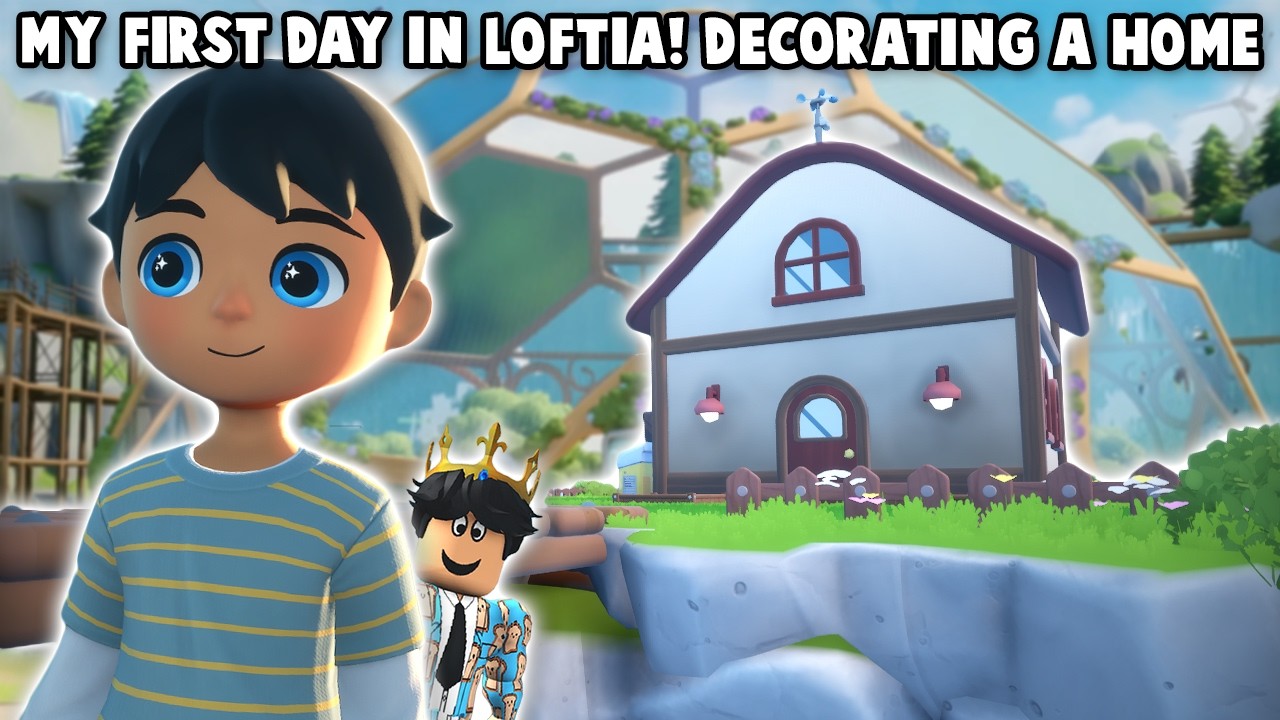 MY FIRST DAY in LOFTIA CLOSED BETA! MOVING IN AND DECORATING MY HOUSE...
