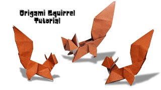 Origami Squirrel Tutorial for Kids & Beginners | Fun Paper Animal Craft | Autumn Thanksgiving craft