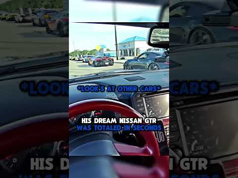 His Dream Nissan GTR Was Totalled in Seconds ?!