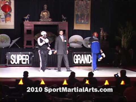 Meghan Hamilton v Colbey Northcutt - Girls MW continuous sparring (N-101) - 2009 NBL Supergrands