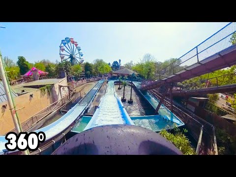 Jungle River (Drievliet) - VR ONRIDE - 360° log flume water ride POV