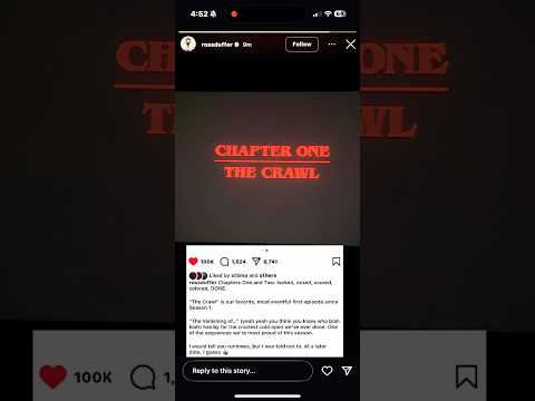 Stranger Things 5 - Episode 1 Title Intro #strangerthings