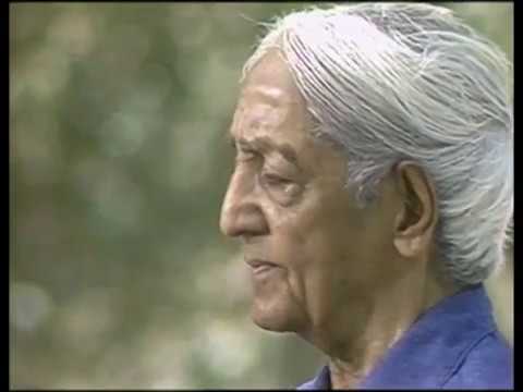 On living peacefully with intelligence | J. Krishnamurti
