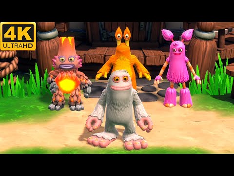 My Singing Monsters Playground - All Mini-games 4k