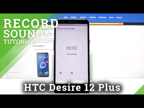 How to Activate Sound Recording on HTC Desire 12 Plus – Voice Recorder App
