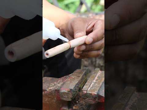 How To Make Wooden Cute Pen ,Easy To Make -DIY #shorts