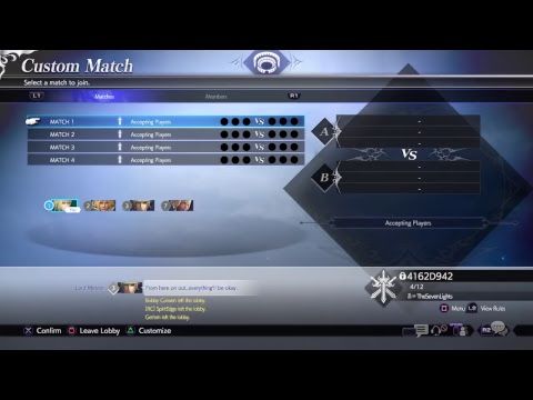 Dissidia NT 2v2 Tournament