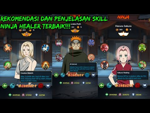 Rekomendasi Ninja Healer terbaik!!! Unlimited Ninja Stars