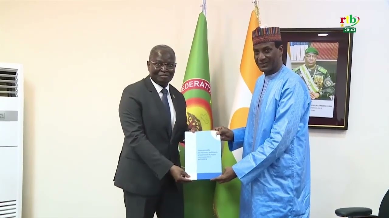 AES Actualités : Le premier ministre nigérien a accordé une audience à une délégation de l’UEMOA