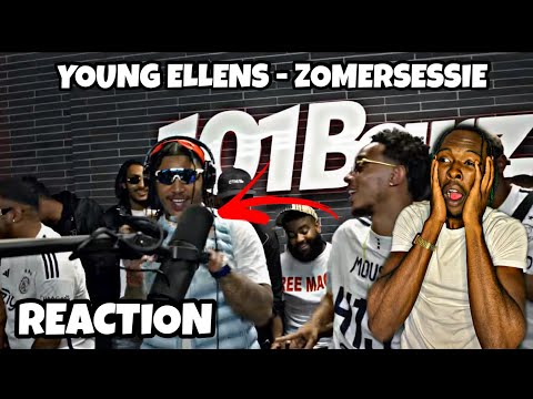 AMERICAN REACTS TO DUTCH DRILL RAP | Young Ellens | Zomersessie 2023 | 101Barz