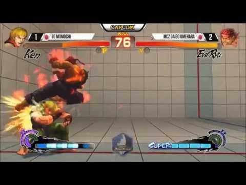 Daigo Umahara, Evil Ryu 25 hits combo with a stun against Momochi