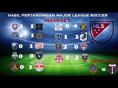 HASIL PERTANDINGAN MLS (MAJOR SOCCER LEAGUE) PEKAN 1. NEXT LIVE MATCH LA GALAXY VS PORTLAND TIMBERS