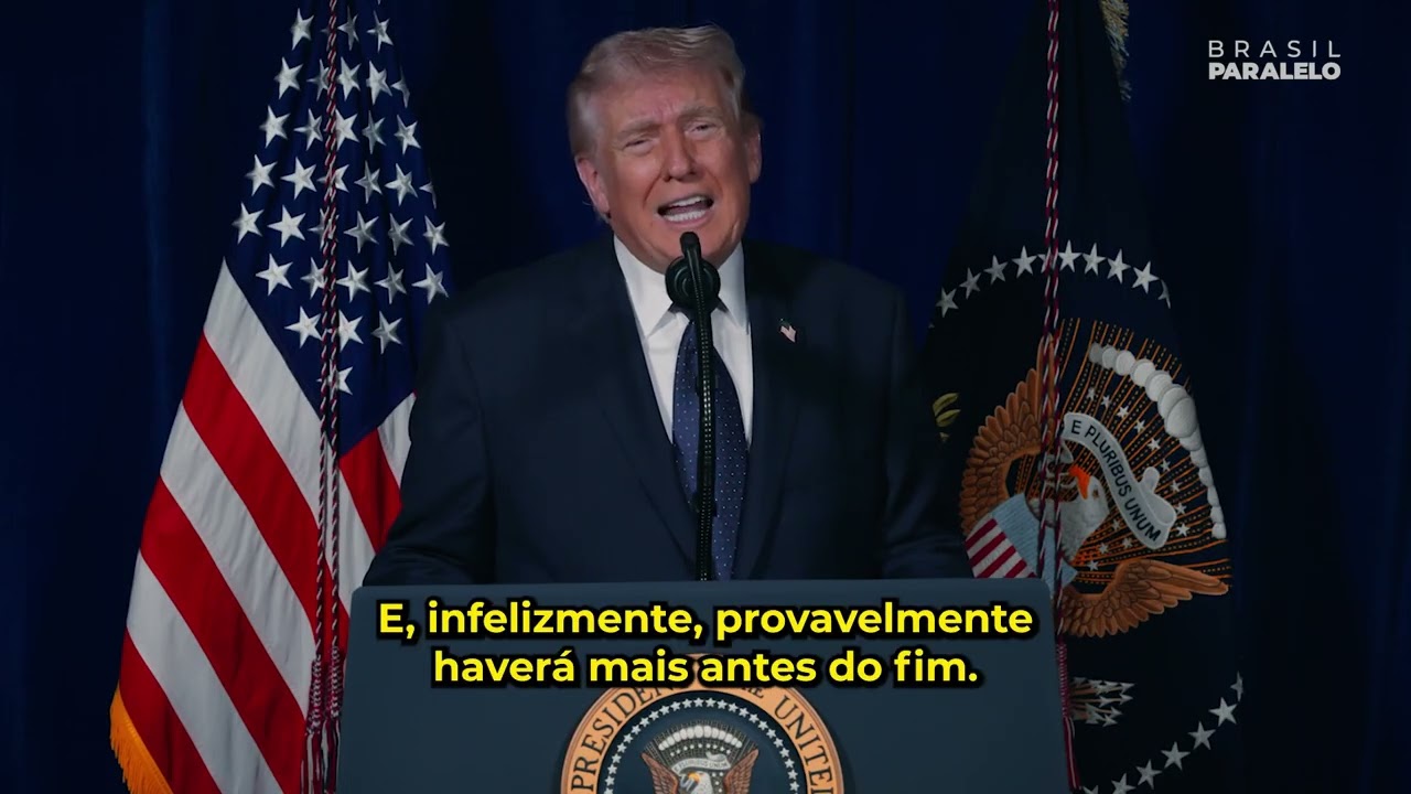 Trump traz atualizações sobre a guerra contra o Irã [Legendado]