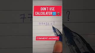Don&#39;t Use CALCULATER 🔢📵 | Maths Wale Bhaiya