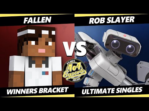 4o4 Smash Night 44 - Fallen (Mega Man, Steve) Vs. Rob Slayer (ROB) SSBU Ultimate Tournament