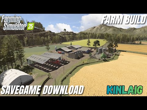 | Savegame Download | Kinlaig | DLC Highlands Fishing | FS25 | PC |