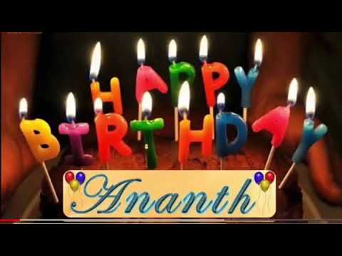 Ananth birthday wishes 2020