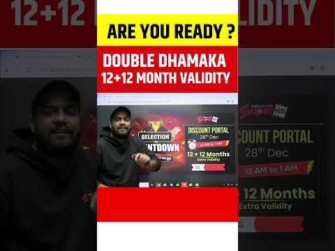ARE YOU READY ? Double Dhamaka 12+12 month validity  #ytshorts