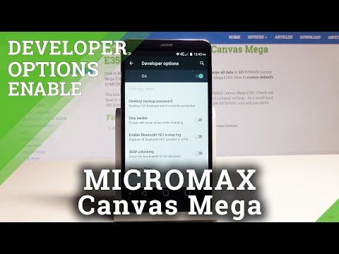 How to Enable Developer Options in MICROMAX Canvas Mega – Advanced Features