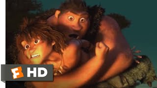 The Croods (2013) - Family Finds Fire Scene (4/10)