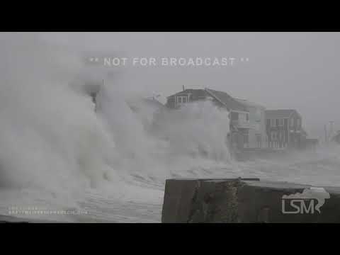 01-29-2022 Scituate, MA-Bomb cyclone crushing homes with waves, coastal flooding