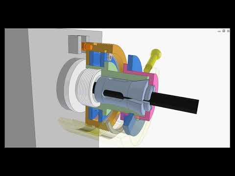 Collet chuck for lathe