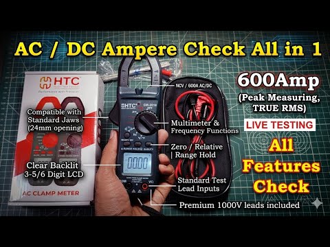 HTC CM 2016 Digital Clamp Meter