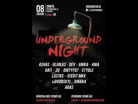 Underground night 2015
