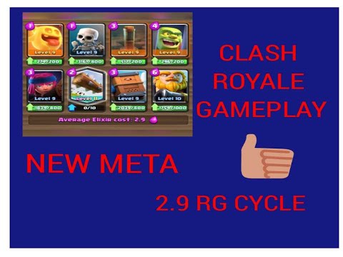 NEW META DECK | 2.9 ROYAL GIANT CYCLE | CLASH ROYALE GAMEPLAY