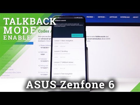 How to Activate TALKBACK in ASUS Zenfone 6 – Voice Assistant