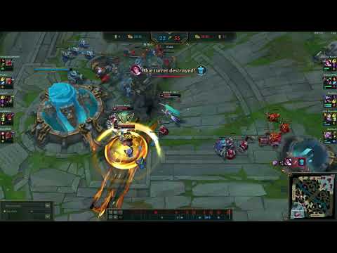 League of Legends - Soraka & Fiora OP 1v3 Overheal - Game Winning Play