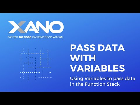 How to pass data in the function stack using variables