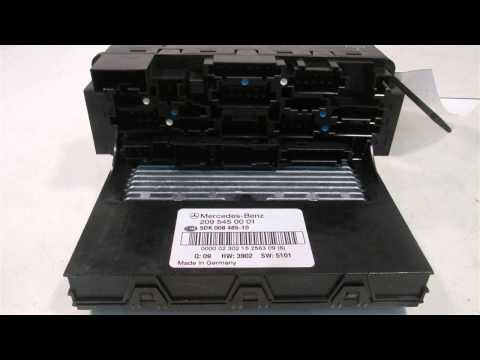 2003 Mercedes C230 2095450001 FRONT-LEFT-FUSE-BOX - mbiparts.com Used OEM Mercedes Parts - Di... OEM