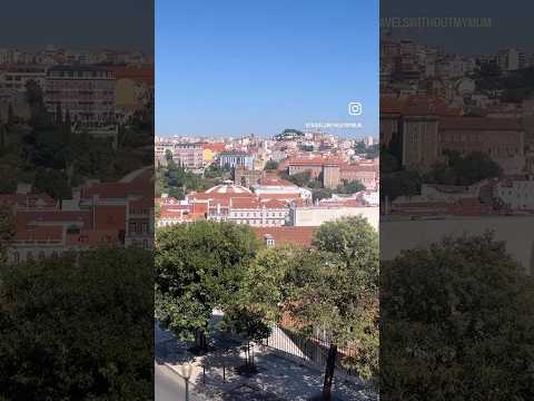 Miradouro de Sao Pedro de Alcantara 🇵🇹 #travel #trip #holiday #travelvlog #travelshorts #portugal