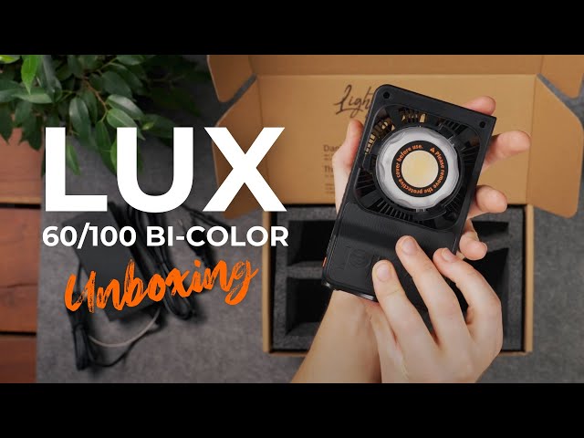 Video Teaser für LUX Bi-Color LED-Licht - Unboxing Video