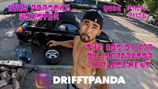 1999 Porsche Boxster - AOS or air oil separator replacement Code 1124 & 1126 Fix