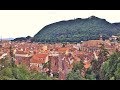 Brasov Landscape White Tower 4K Time Lapse